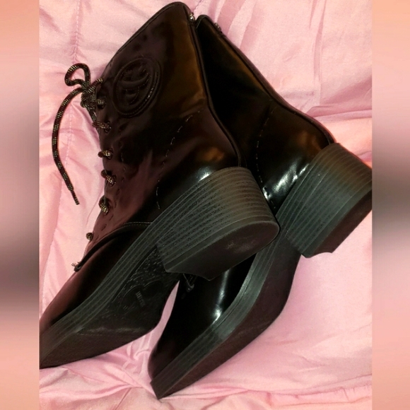 SAM AND LIBBY MELANIE BOOTS BLACK SIZE 11 - Picture 4 of 4